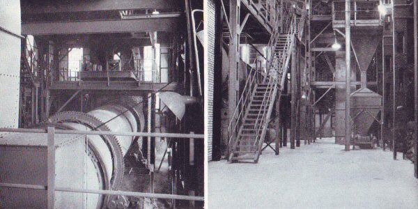 Inside Fisons Granulating Plant (1950s)